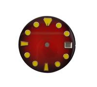 ATOMUSERLY 1 Pieza 28,5mm NH35 Dial gradiente Amarillo púrpura Verde Sunburst for Movimiento automático(YWZ-N-27)