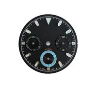 ATOMUSERLY 1 Pieza 29,5mm S Logo Panda DTN Dial Fit VK63 Movimiento Verde Luminoso Colorido Accesorios de Reloj(W-D-877)