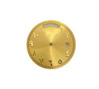 ATOMUSERLY 1 Pieza de Esfera de 31 mm, Compatible con Movimiento automático mecánico 8285, marcadores de números arábigos, Reloj, Fecha, Ventana, Accesorios, Esfera.(A15)