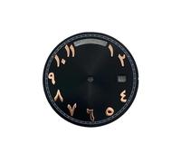 ATOMUSERLY 1 Pieza de Esfera de 31 mm, Compatible con Movimiento automático mecánico 8285, marcadores de números arábigos, Reloj, Fecha, Ventana, Accesorios, Esfera.(A6)