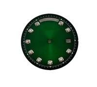 ATOMUSERLY 1 Pieza de Esfera de 31 mm, Compatible con Reloj mecánico automático 8285, Accesorios de modificación, marcadores Plateados, Esfera Blanca.(A9)
