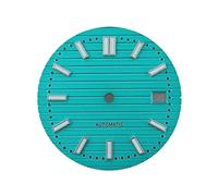 ATOMUSERLY 1 Reloj Luminoso Azul con Esfera de 30,5mm Apto for Accesorios Movimiento NH35(13)