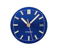 ATOMUSERLY 1 Reloj Luminoso Azul con Esfera de 30,5mm Apto for Accesorios Movimiento NH35(2)