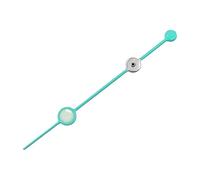 ATOMUSERLY 1 Unidad de Movimiento NH35 NH36 7S26 7S36 4R35 4R36 12,5 mm, Color Plata, Negro, Verde, Azul, Rojo, Morado, con segundero único(Silver)