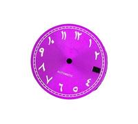 ATOMUSERLY Accesorio de números arábigos con Logotipo Dial S, 28,5mm, Realmente Adecuado for luz Nocturna Verde Movimiento NH35/NH36, 1 ud(10-Dial)