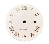 ATOMUSERLY Ajuste for NH05A NH05, Movimiento automático, Esfera de Reloj 24,5mm, índice Diamante Concha nácar, Pieza for Mujer, 1 ud(White Rose Gold)