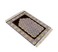 ATOMUSERLY Alfombra De Oración con Borlas Artísticas, Ligera, Lavable A Máquina, for Viaje A Casa, 1 Ud(48x98cm 19x39inch)