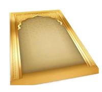 ATOMUSERLY Alfombra Suave De Poliéster for Suelo Oración, Antideslizante for Adoración Festivales, for El Hogar O Área La Mezquita, 1 Ud(14,50x80cm20x32in)