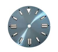 ATOMUSERLY Esfera de 28,5mm, Color Gris, Azul, Verde, Sunburst, Adecuada for Accesorios Reloj Movimiento mecánico automático NH35, 1 ud(YJGKM165)