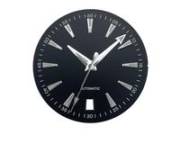 ATOMUSERLY Esfera de Reloj estéril 31mm, Piezas Pulsera for NH35A Mov't Sailboat, Textura férula Aqua AT150, Estilo Negro BGW9 LUME, 1 ud(Matte Black)