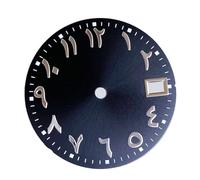 ATOMUSERLY Esfera de Reloj for Hombre, 28,5mm, Negro, Azul y Verde, Compatible con SKX NH35 NH36, Movimiento automático, Pieza Buceo, 1 ud(C)