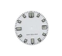 ATOMUSERLY Esfera de Reloj Luminosa 28,5mm for Movimiento NH35 4R35, Esfera mecánica, Pieza Verde/Azul/Blanca/Negra, 1 ud(Green)