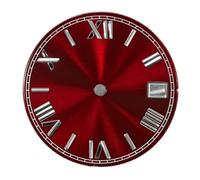 ATOMUSERLY Reloj con Esfera de 28,5mm for Movimiento NH35, Accesorio Luminoso Verde, 1 ud(Black 2)