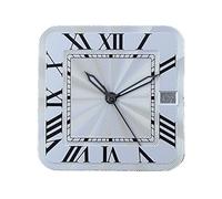 ATOMUSERLY Reloj Cuadrado con Esfera for Hombre, Fecha a Las 3 en Punto, Apto for Herramientas de reparación Movimiento NH35 NH36, 1 ud(4-DIAL Hands)