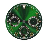 ATOMUSERLY Reloj de 1 Pieza con Esfera 29 mm Piezas ensamblaje Acabado Rayos solares/Esmalte compatibles el Movimiento Cuarzo VK63(WZ-N-653)