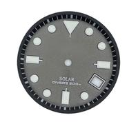 ATOMUSERLY Reloj de Buceo mecánico con Esfera Movimiento VS42A, diámetro 29,8mm, Registro Luminoso Verde, Literal, 1 ud(S Logo)