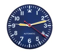 ATOMUSERLY Reloj Estilo Aviador con Esfera y manecillas, 29mm, Negro, Azul, Verde, Blanco, C3, Luminoso, Apto for Movimiento NH35 NH36 ETA2824 PT5000, 1 ud(Blue Dial 3,PT5000)