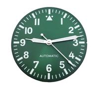 ATOMUSERLY Reloj Estilo Aviador con Esfera y manecillas, 29mm, Negro, Azul, Verde, Blanco, C3, Luminoso, Apto for Movimiento NH35 NH36 ETA2824 PT5000, 1 ud(Green Dial 1,ETA2824 2836)