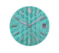 ATOMUSERLY Reloj for Hombre con Esfera, sin Logotipo, 28,5mm, Ajuste Luminoso Verde NH35/NH36, Herramientas de reparación Accesorios Movimiento, 1 ud(2-Dial Hands)