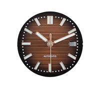 ATOMUSERLY Reloj Luminoso Azul, Esfera de 30,5mm, Apto for Accesorios Movimiento NH35, 1 ud(12)
