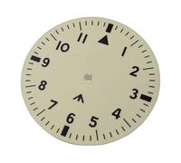 ATOMUSERLY Reloj Luminoso for piloto de Buzo, Esfera Blanca Vintage 29mm/33,5mm for NH35 NH36 NH37 NH38 NH39 ETA PT, 1 ud(Dial A,33 MM for eta2824 PT)