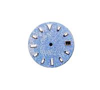 ATOMUSERLY Reloj Luminoso Verde BGW9/C3, Esfera for NH35 NH36 4R 6R, Accesorios de Caras Calendario único, 1 ud(White)