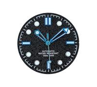 ATOMUSERLY Reloj Luminoso Verde con Logotipo Personalizado, Esfera de 30,8mm, Apto for Accesorios Movimiento NH35, 1 ud(4)