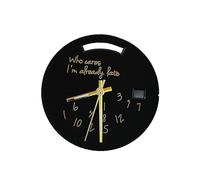 ATOMUSERLY Reloj Who Cares for Hombre, Esfera Negra de 31mm, Accesorios Movimiento Miyota 8285, 1 ud(10)