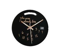 ATOMUSERLY Reloj Who Cares for Hombre, Esfera Negra de 31mm, Accesorios Movimiento Miyota 8285, 1 ud(12)
