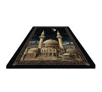 ATOMUSERLY Tapetes Antideslizantes Lavables for El Suelo, Tapete for Oración, Decoración del Templo, Suave Y Esponjoso, Ramadán, 1 Ud(307-6,1.9x3.2ft(60x100cm))