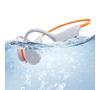 Atopskins Natacion Auriculares Conduccion Osea, IPX8 Auriculares oseos para Nadar Bluetooth 5.3 Piscina con Memoria de 32GB conduccion osea Natacion, Reproductor de MP3 (Orangefarbe) (Orangefarbe)