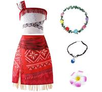 Atorcher Disfraces de princesa para niñas pequeñas, trajes de cumpleaños temáticos para Halloween, disfraces del Día Mundial del Libro para niñas, conjunto de falda con borla de dos piezas (4-5 años)