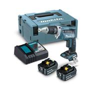 Atornillador para placa de yeso makita dfs452rme 18v, 2 baterías de 4 a