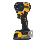 Atornillador de impacto a batería dewalt 18v brushless - 2 baterías powerstack y maletín tstak y cargador multi-voltaje xr - dcf870e2t-qw