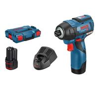 Bosch 0 601 9E0 005 atornilladora de impacto con batería Negro, Azul 3100 RPM - Impact wrenches (Batería, 2,5 Ah, Ión de litio, 12 V, 54 mm, 139 mm)