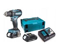 Atornillador de impacto inalámbrico Makita Aku Li-ion LXT 18V/2.0 Ah, Makpac DHP485RAJ