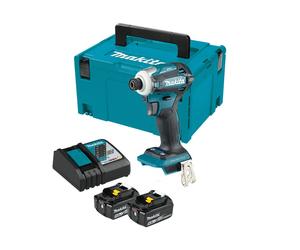 Atornillador de Impacto Makita DTD172RTJ 18V LXT BL | 180 Nm | 2x5,0Ah + DC18RC + Makpac