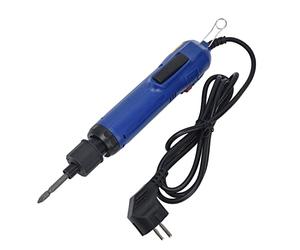 Atornillador Eléctrico, Destornillador Eléctrico 900RPM Destornillador de Potencia Hexagonal Taladro con Cable Mango Recto con Punta de Destornillador Enchufe de la UE 220V
