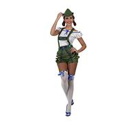 Atosa-10088 Disfraz Alemana, color verde, M-L (10088)