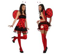 Atosa - 10412 - Disfraz Mariquita - talla XS-S - Color Rojo para Mujer Adulto