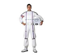 Atosa-17273 Disfraz Astronauta, color blanco, M (17273)
