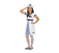 Atosa - 20391 Disfraz Marinera, Color Blanco, 5 a 6 años, 20391