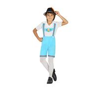 Atosa-20446 Disfraz Alemán, Color Celeste, 5 a 6 años (20446)