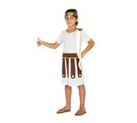 Atosa-20674 Disfraz Romano, color blanco, 7 a 9 años (20674)