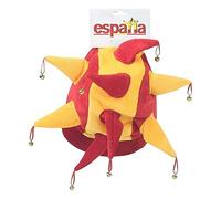 Atosa-21500 Atosa-21500-Gorra Vikingo Cascabeles España-Mundial De Fútbol Y Deportes, Color Rojo y Amarillo (21500)