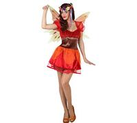 Atosa - 23041 - Disfraz Hada Rojo- talla XL - Color Rojo para Mujer Adulto