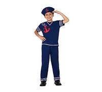Atosa- Disfraz Marinera, Color azul, 3 a 4 años (23840)
