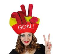 Atosa-24188 Atosa-24188-Gorro Dedos España-Mundial De Fútbol Y Deportes, Color Rojo y Amarillo (24188)