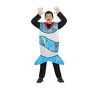 Atosa-24209 Disfraz Pez, Color Azul, 5 a 6 años (24209)