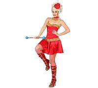 Atosa - 28290 - Disfraz Majorette- talla M-L - Color Rojo para Mujer Adulto
